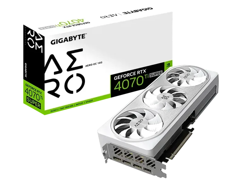 GIGABYTE GeForce RTX 4070 Ti Super Aero OC 16GB Nvidia Graphic Card