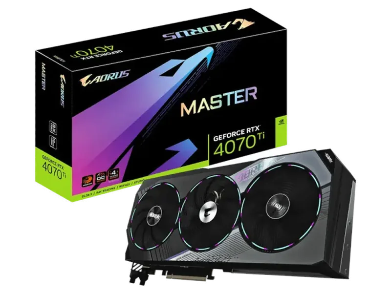 GIGABYTE GeForce Aorus Master RTX 4070 Ti 12GB Nvidia Graphic Card