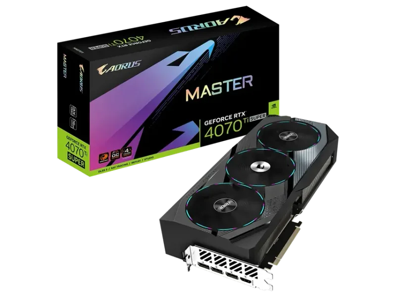 GIGABYTE Aorus Master GeForce RTX 4070 Ti Super 16GB Nvidia Graphic Card