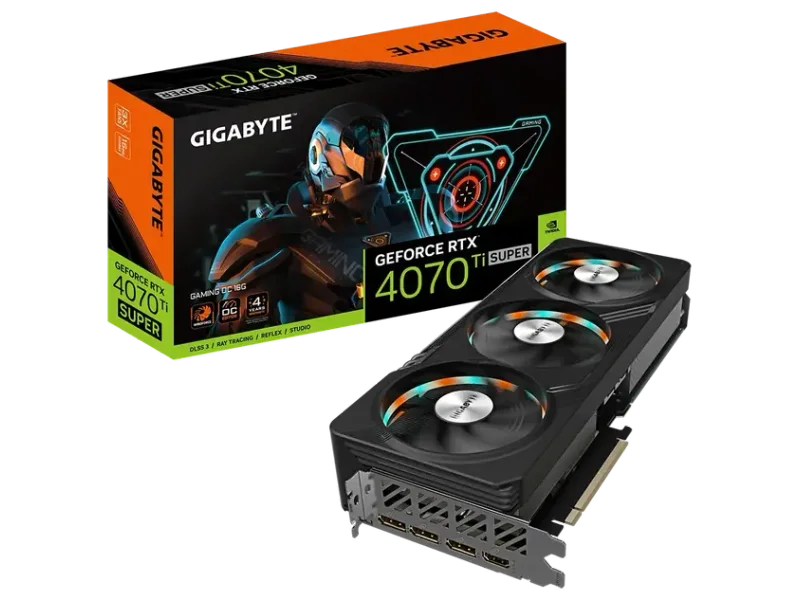GIGABYTE GeForce RTX 4070 Ti Super Gaming OC 16GB Nvidia Graphic Card