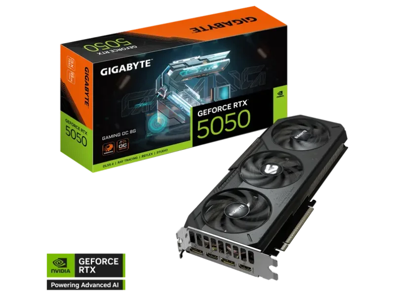 GIGABYTE GeForce RTX 5050 Gaming OC 8GB NVIDIA Graphic Card