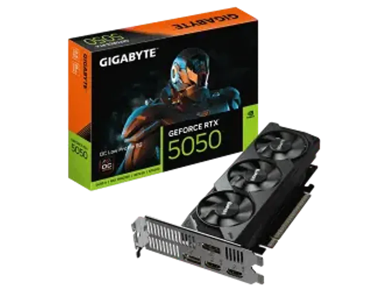 Gigabyte GeForce RTX 5050 OC Low Profile 8GB GDDR6 (GV-N5050OC-8GL)