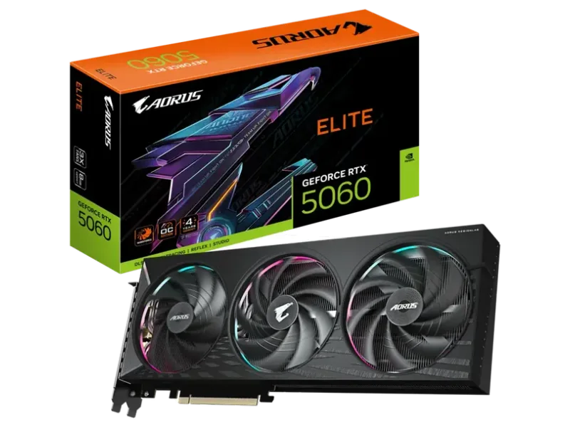 GIGABYTE Aorus Geforce RTX 5060 Elite 8GB Nvidia Graphic Card