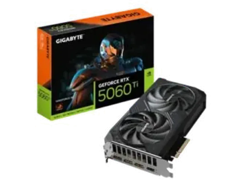Gigabyte GeForce RTX 5060 Ti Windforce 8GB GDDR7 Graphic Card GV-N506TWF2-8GD