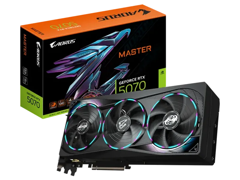 GIGABYTE GeForce RTX 5070 AORUS MASTER 12GB NVIDIA Graphic Card