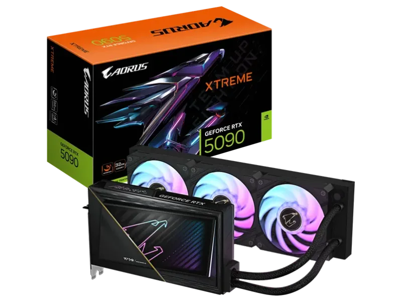 GIGABYTE Aorus GeForce RTX 5090 Xtreme Waterforce 32GB Nvidia Graphic Card