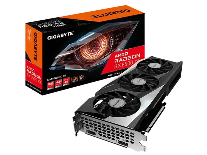 GIGABYTE Radeon RX 6500 XT Gaming OC 4GB AMD Graphic Card
