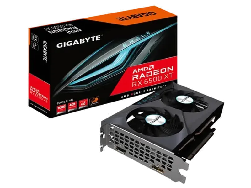GIGABYTE Radeon RX 6500 XT Eagle 4GB AMD Graphics Card