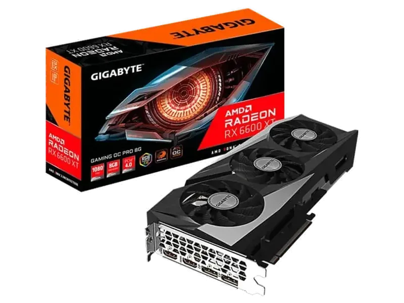 GIGABYTE RX 6600 XT Gaming OC Pro 8GB AMD Graphics Card