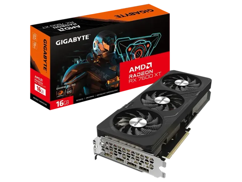 GIGABYTE Radeon RX 7600 XT Gaming OC 16GB AMD Graphic Card