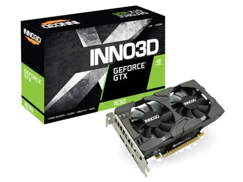 INNO3D GeForce GTX 1630 Twin X2 OC 4GB Gaming NVIDIA Graphics Card