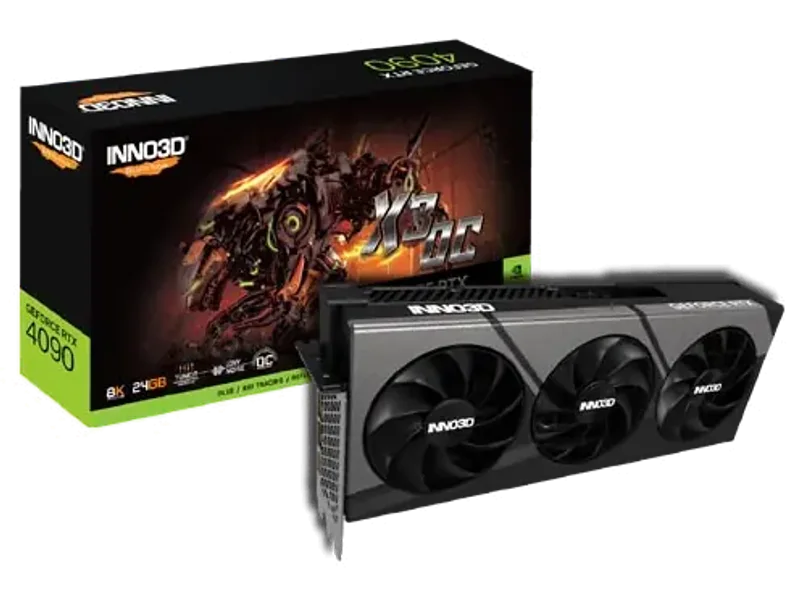 INNO3D GEFORCE RTX 4090 X3 OC Graphic Card N40903-246XX-18332989