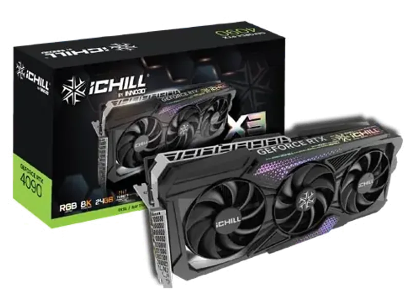 INNO3D GEFORCE RTX 4090 ICHILL X3 Graphic Card C40903-246XX-1833VA47