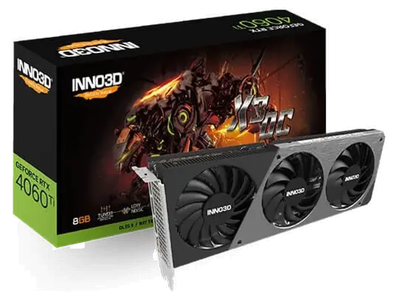 INNO3D GeForce RTX 4060 Ti X3 OC 8GB Nvidia Graphic Card