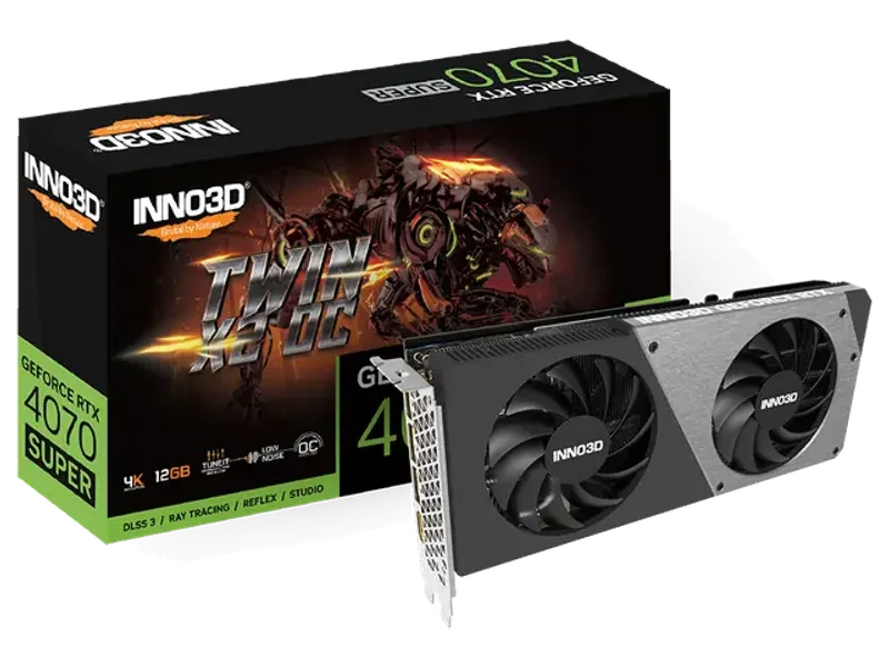 INNO3D GeForce RTX 4070 Twin X2 OC Nvidia Graphic Card