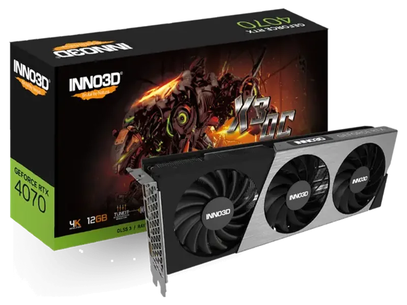 INNO3D GeForce RTX 4070 X3 OC Nvidia Graphic Card
