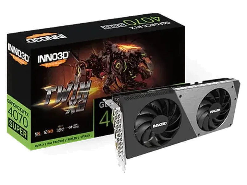INNO3D GeForce RTX 4070 Super Twin X2 12GB Nvidia Graphic Card