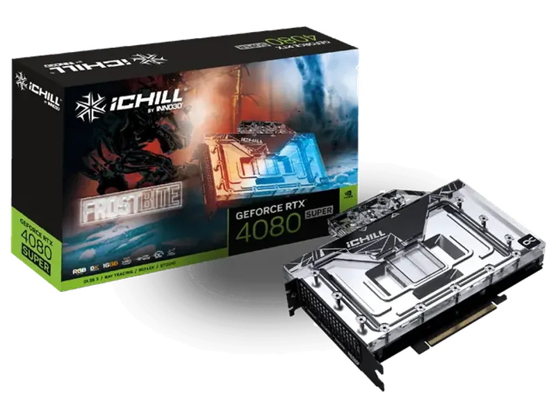 INNO3D GeForce RTX 4080 Super IChill FrostBite 16GB Nvidia Graphic Card
