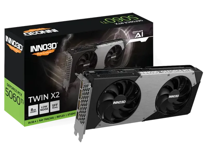 INNO3D GeForce RTX 5060 Ti Twin X2 8GB Nvidia Graphic Card