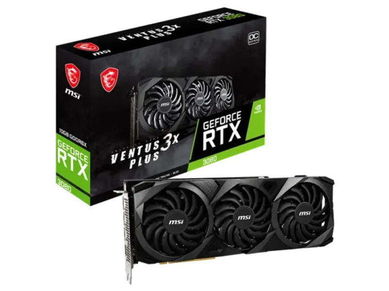 MSI GeForce RTX 3080 Ventus 3X Plus 10G OC LHR Nvidia Graphics Card