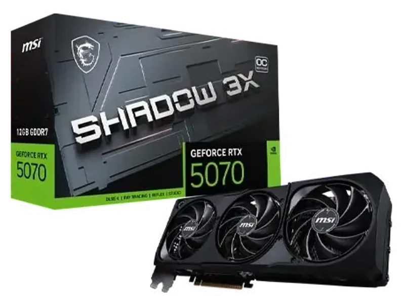 MSI GeForce RTX 5070 12G SHADOW 3X OC Graphic Card