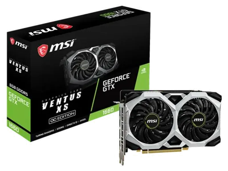 MSI GeForce GTX 1660 Ventus XS OC 6GB Nvidia Graphic Card