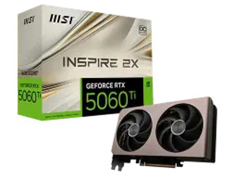 MSI GeForce RTX 5060 Ti 16G INSPIRE 2X OC 16GB GDDR7
