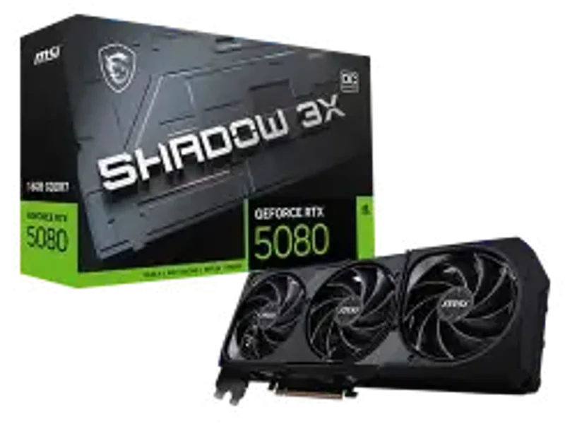 MSI GeForce RTX 5080 16G Shadow 3X OC 16GB GDDR7