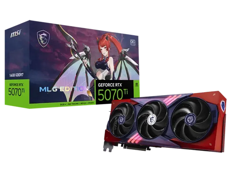MSI GeForce RTX 5070 Ti 16G MLG EDITION OC Graphics Cards