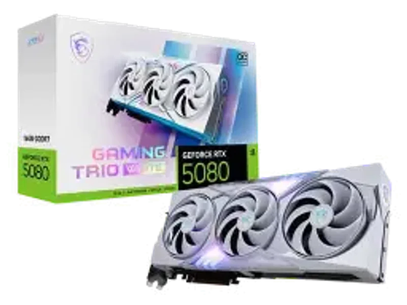 MSI GeForce RTX 5080 16G Gaming Trio OC White 16GB GDDR7