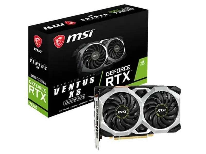 MSI GeForce RTX 2060 Ventus XS OC 6GB Nvidia Graphic Card
