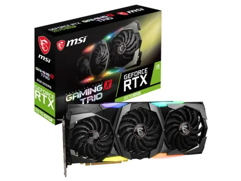 MSI GeForce RTX 2070 Super Gaming X Trio 8GB Nvidia Graphic Card