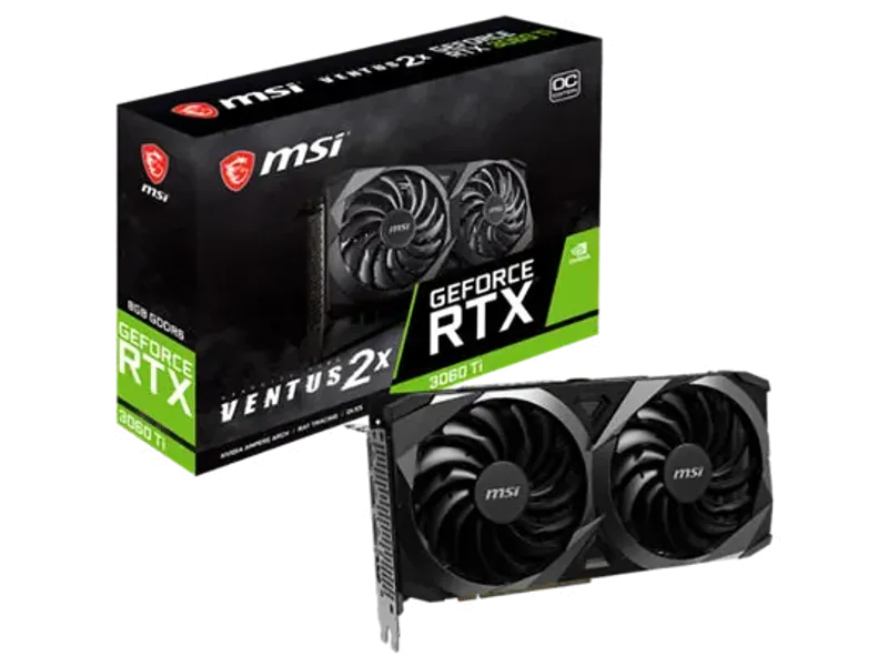 MSI GeForce RTX 3060 Ti Ventus 2X OC 8GB Nvidia Graphic Card