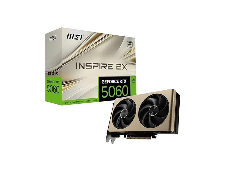 MSI GeForce RTX 5060 8G Inspire 2X OC Graphic Card