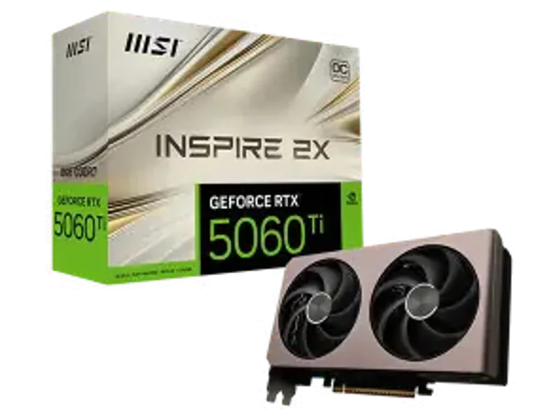 MSI GeForce RTX 5060 Ti 8G INSPIRE 2X OC 8GB GDDR7