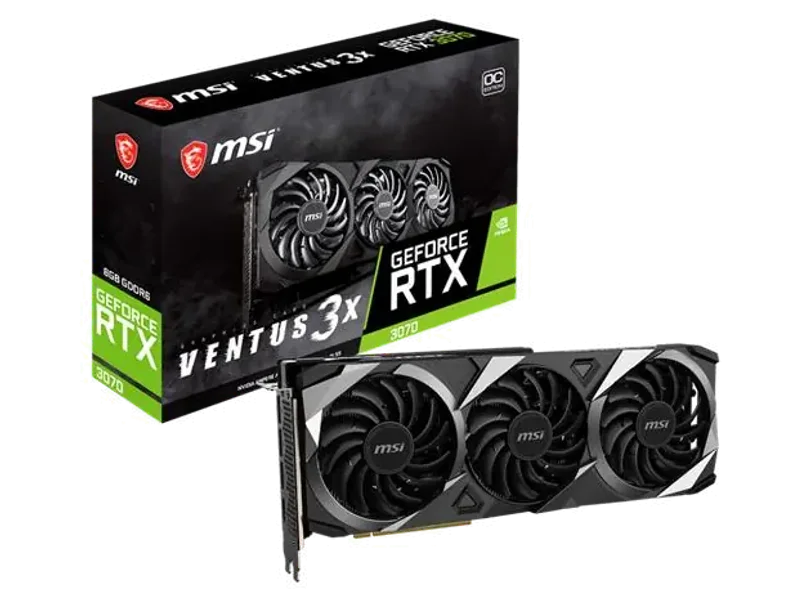 MSI GeForce RTX 3070 Ventus 3X OC 8GB Nvidia Graphic Card