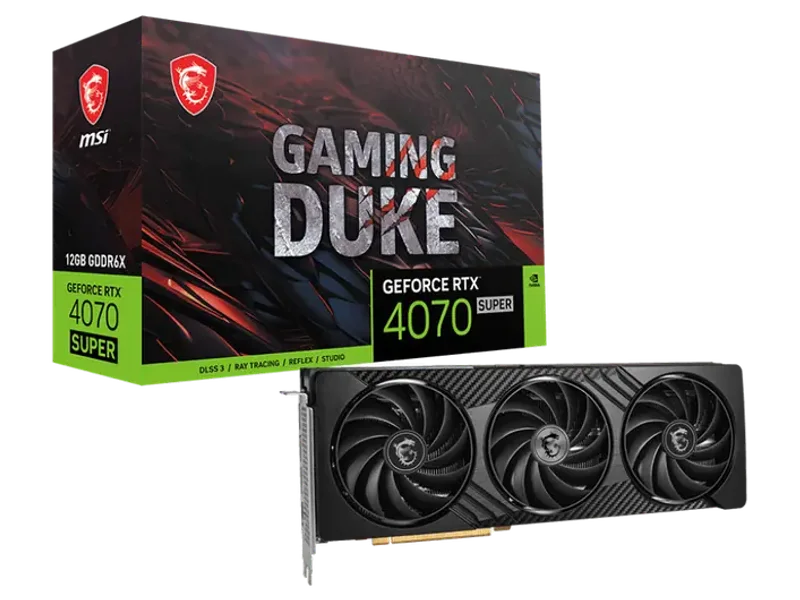 MSI GeForce RTX 4070 Super Duke 3X 12GB Nvidia Graphic Card