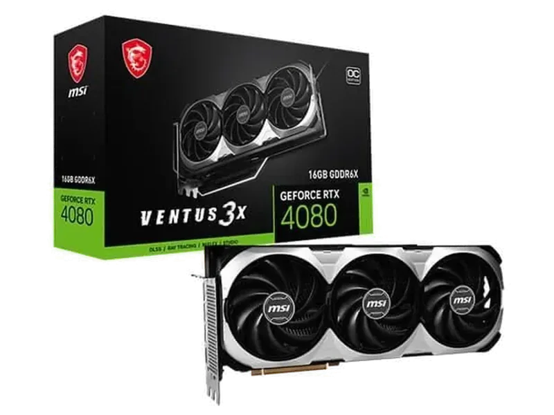 MSI GeForce RTX 4080 Ventus 3X OC 16GB Nvidia Graphic Card