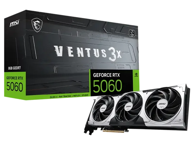 MSI GeForce RTX 5060 Ventus 3X 8GB Nvidia Graphic Card