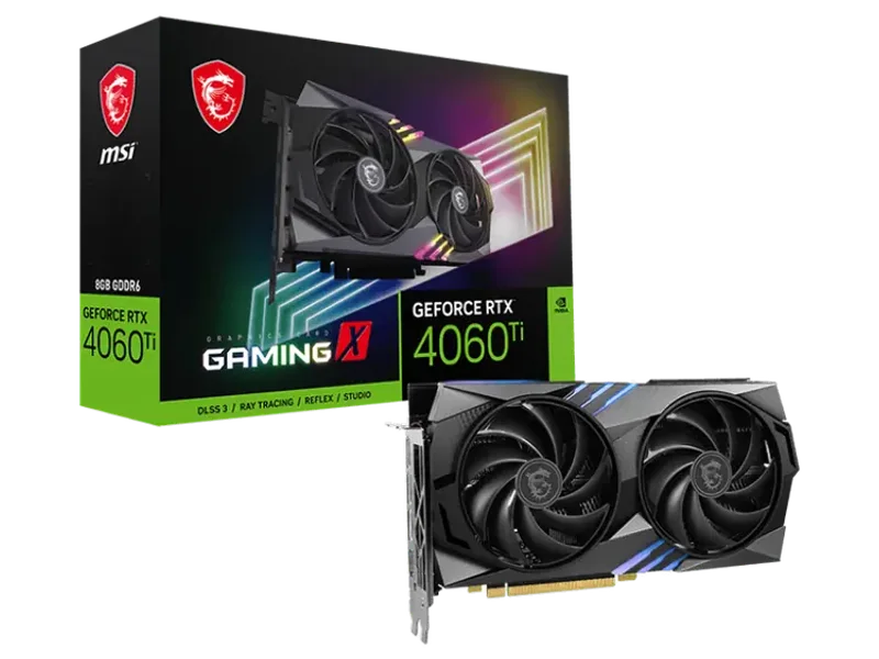 MSI GeForce RTX 4060 Ti OC 8GB Nvidia Graphic Card