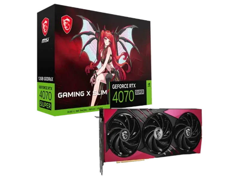 MSI GeForce RTX 4070 Super Gaming X Slim MLG 12GB Nvidia Graphic Card