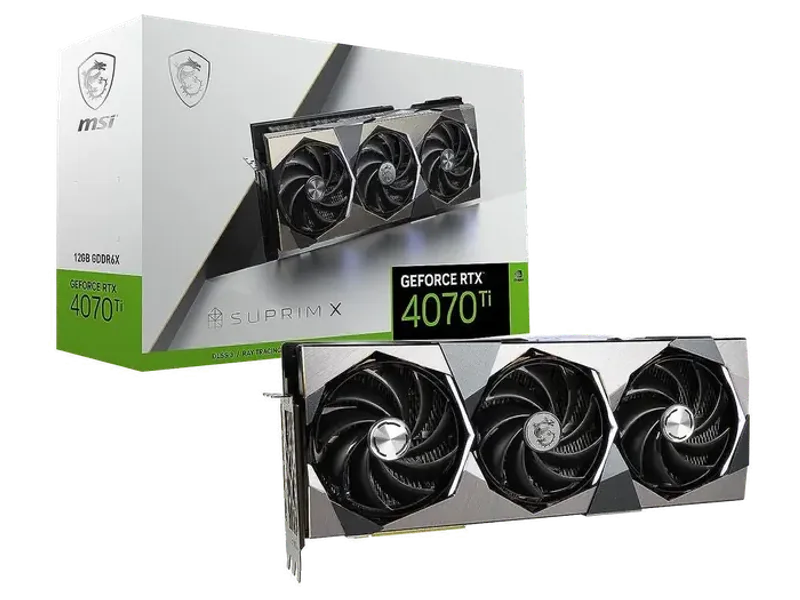 MSI GeForce RTX 4070 Ti Suprim X 12GB Nvidia Graphic Card