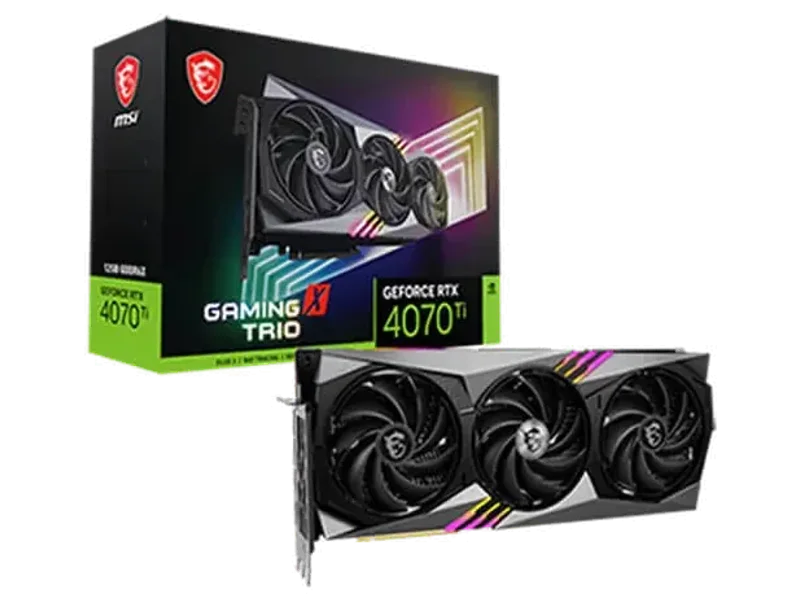 MSI GeForce RTX 4070 Ti Gaming X Trio 12GB Nvidia Graphic Card