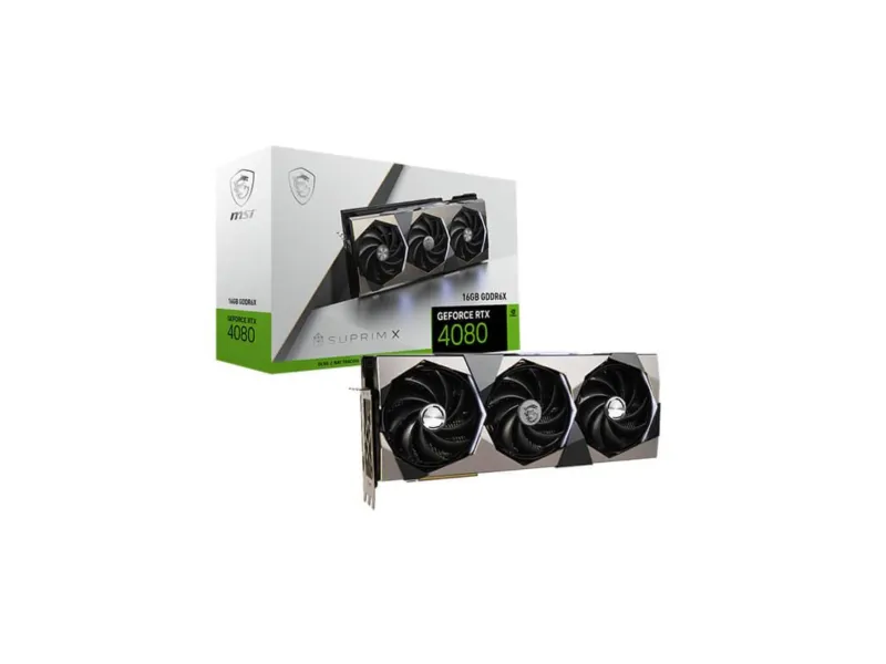 MSI GeForce RTX 4080 Suprim X 16GB Nvidia Graphic Card