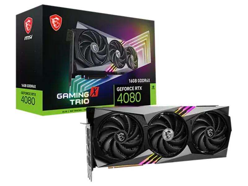 MSI GeForce RTX 4080 Gaming X Trio 16GB Nvidia Graphic Card