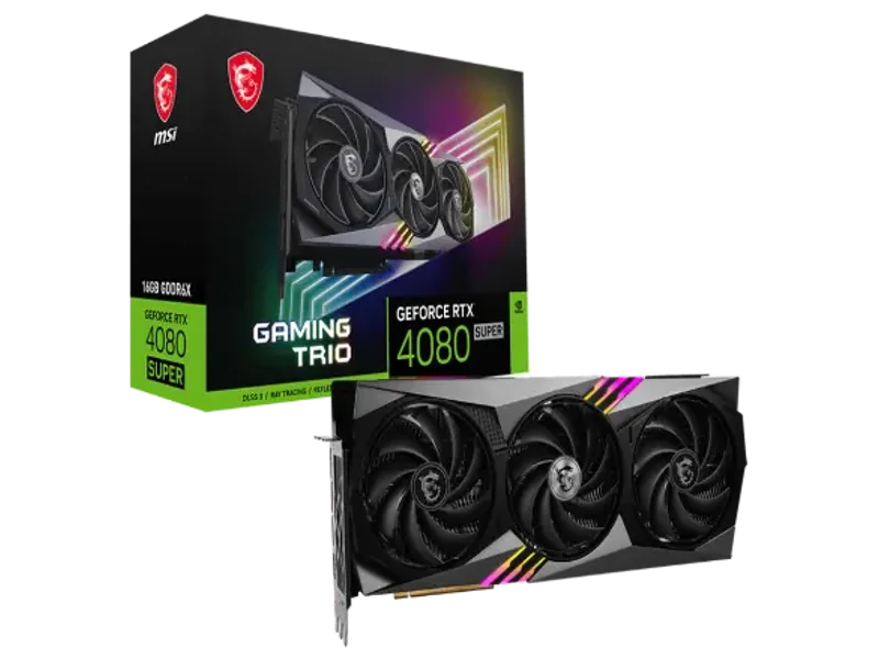 MSI GeForce RTX 4080 Super Gaming Trio 16GB Nvidia Graphic Card