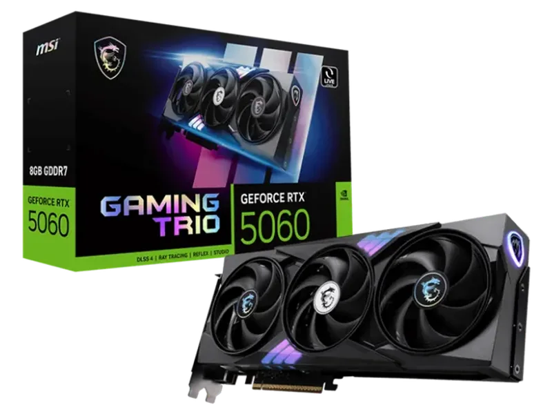 MSI GeForce RTX 5060 Gaming Trio 8GB Nvidia Graphic Card