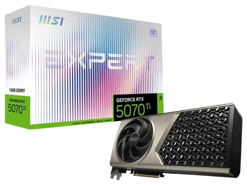 MSI GeForce RTX 5070 TI Expert OC 16GB Nvidia Graphic Card