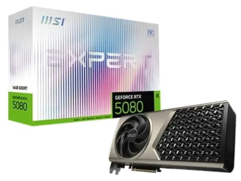MSI GeForce RTX 5080 Expert OC 16GB NVIDIA Graphic Card