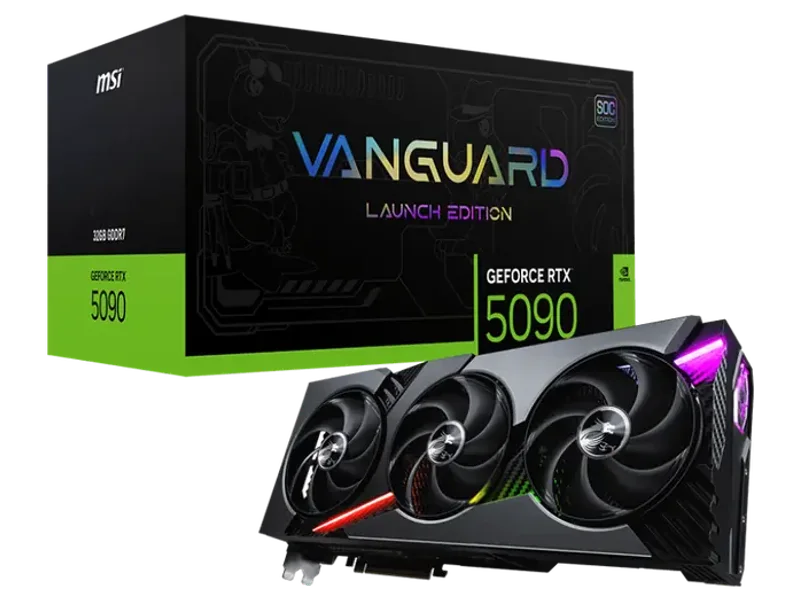 MSI GeForce RTX 5090 Vanguard SOC Launch Edition 32GB Nvidia Graphic Card